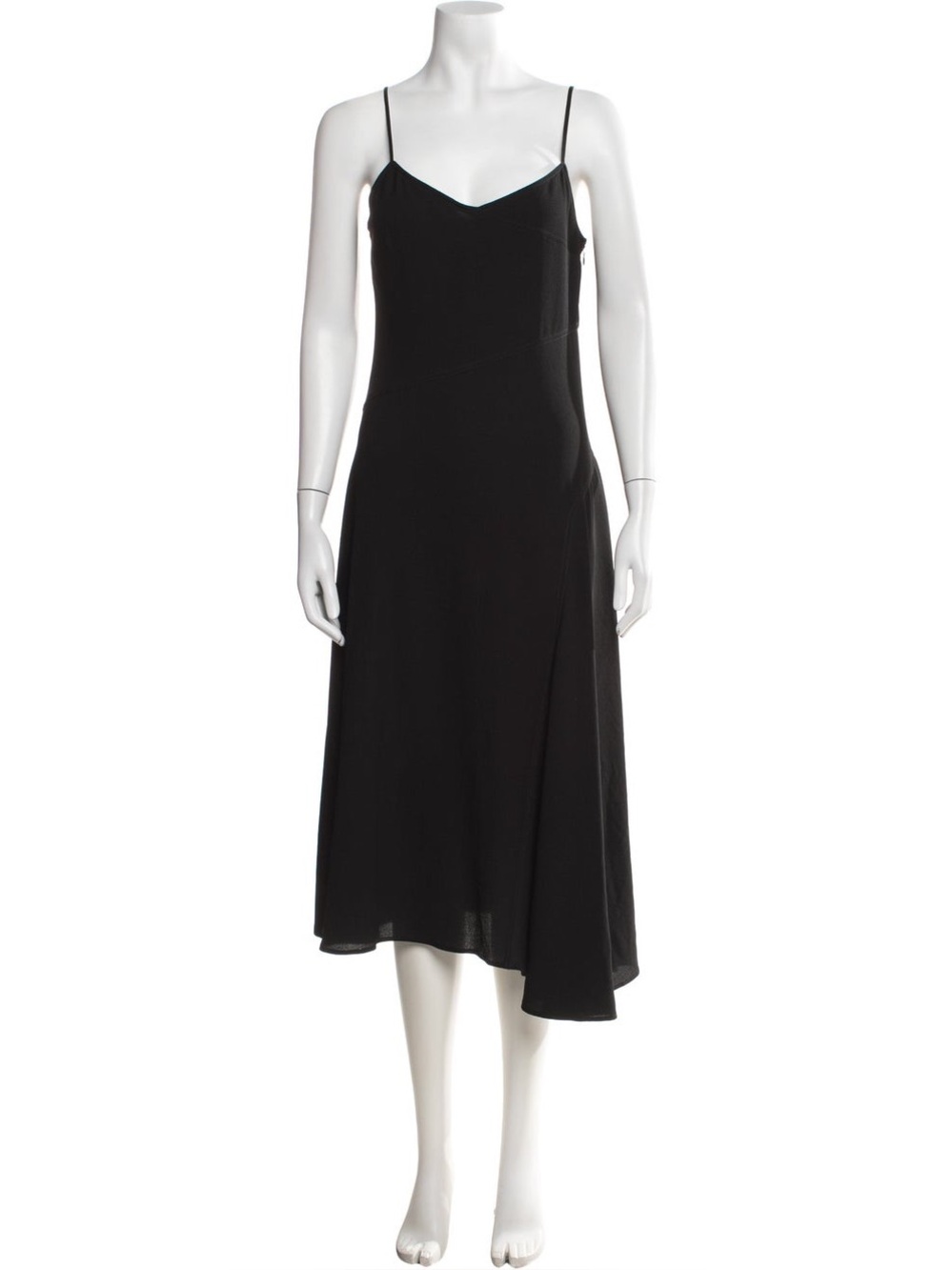 Theory Spaghetti strap day summer crepe Midi Dress